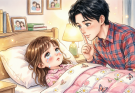 Daddy… my back hurts so much I can’t sleep. Mommy said I’m not allowed to tell you.”