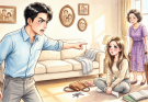 My husband b:eat me for refusing to live with my mother-in-law. then he calmly went to bed. the next morning, he brought me some makeup and said: “