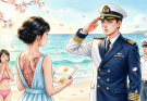 My sister ripped my shirt open on a luxury beach in front of Navy officers and laughed at the scars covering my back. My father stood there in silence while everyone stared at me like I was broken.